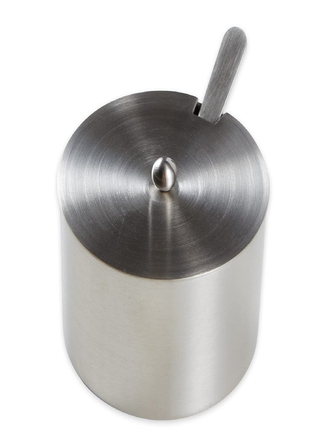 آر أس في بي انترناشيونال طقم وعاء ملح من مجموعة RSVP International Endurance Kitchen Collection مع ملعقة، سعة 4 أونصة، مصنوع من الفولاذ المقاوم للصدأ المصقول - Image 2