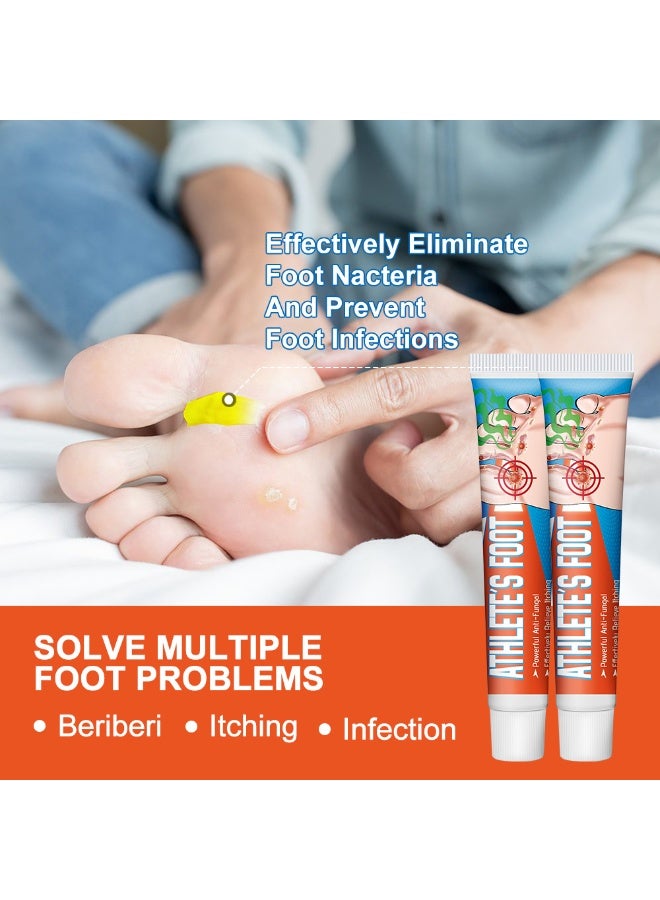 Sumifun Athlete's Foot Cream,3 Pcs,Powerful Anti-Fungal,Prevents Fungus from Growing - Image 2