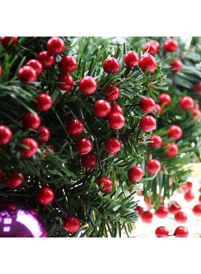 10 Pack  Red Berries, Artificial Xmas Berry Picks for  Tree Decoru0026Ornament Crafts Wedding, Holiday Home Decor - Image 3
