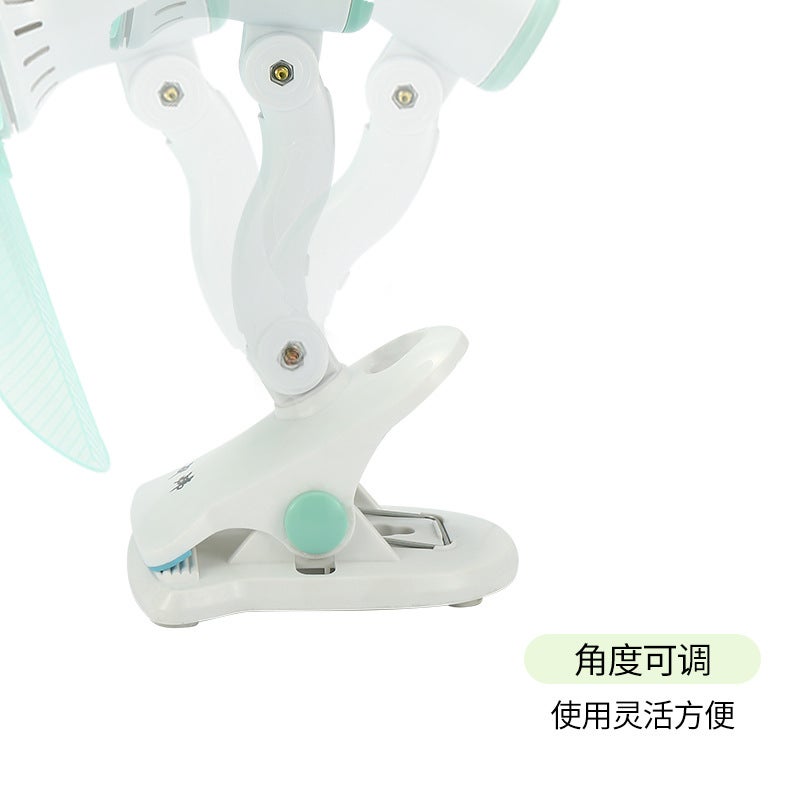 Zhongwei 680 Clip Fan Student Dormitory Small Clip Fan Bedroom Bedside Small Large Wind Household Small Fan - Image 3