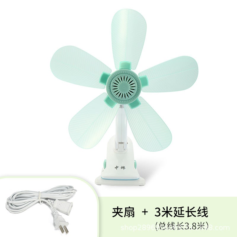 Zhongwei 680 Clip Fan Student Dormitory Small Clip Fan Bedroom Bedside Small Large Wind Household Small Fan - Image 1