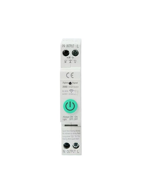 Zigbee Intelligent Circuit Breaker Wireless Mobilephone APP Remotely Control Home Automation Equipment with Voice Control Function