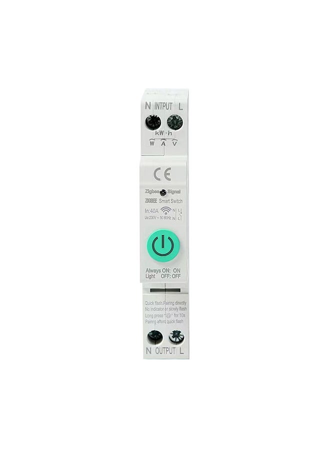 Generic Zigbee Intelligent Circuit Breaker Wireless Mobilephone APP Remotely Control Home Automation Equipment with Voice Control Function  - Image 1