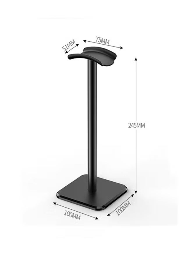 Over-ear Aluminum Alloy Headphone Stand Bracket, Internet Cafe Computer Game Headset Storage Rack, Desktop Universal Display Stand - Image 2