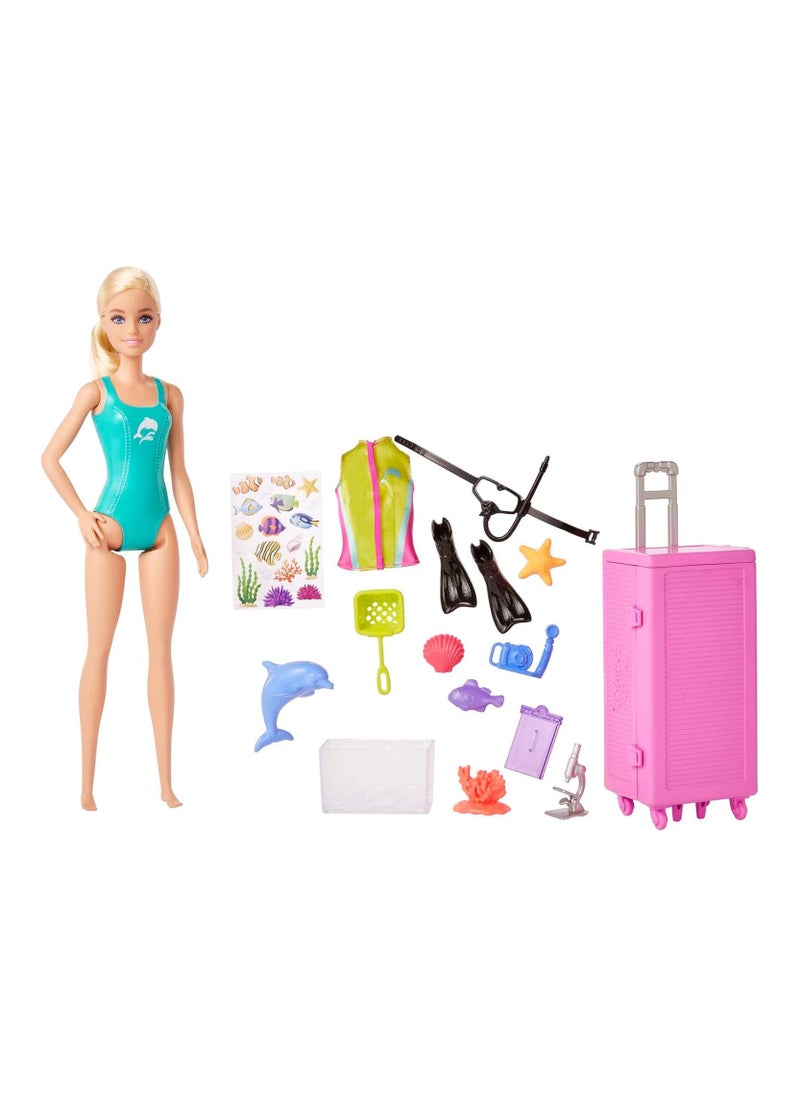 Barbie Barbie Marine Biologist Doll And Playset  - Image 3