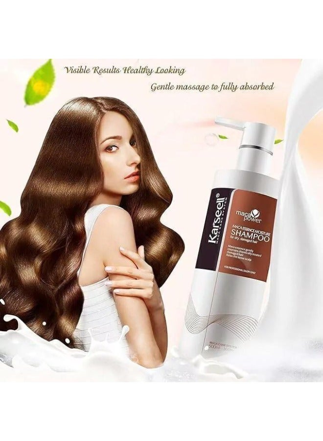 كارسيل شامبو كارسيل - مكثف ومرطب، لطيف على الشعر المجعد والمعالج بالألوان 500 مل (16.9 أونصة) - Image 2