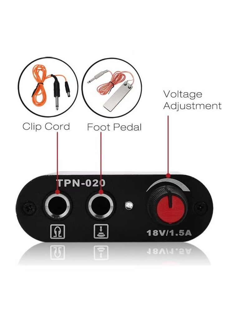 ORiTi Zinc Alloy Rotary Tattoo Machine Kit Multicolour - Image 3