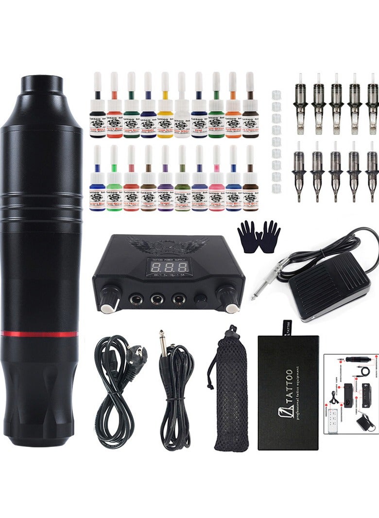 ORiTi Zinc Alloy Rotary Tattoo Machine Kit Multicolour - Image 1