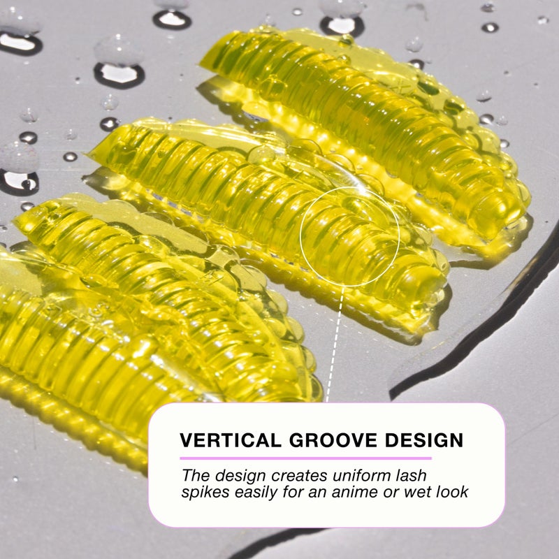 Curacoro Lash Lift Shields, 8 Pcs/4 Sizes Lash Lift Rods, Lash Lift Pads for Eyelash Curling and Lifting, Reusable Silicone Lash Rods For Eyelash Perm Lamination - Image 3