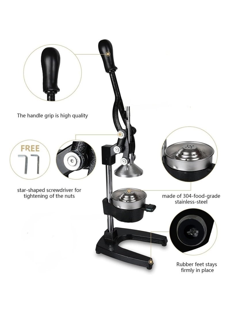 HAVEN Manual Citrus Juicer – Heavy Duty Hand Press Juice Maker for Commercial & Home Use - Image 3