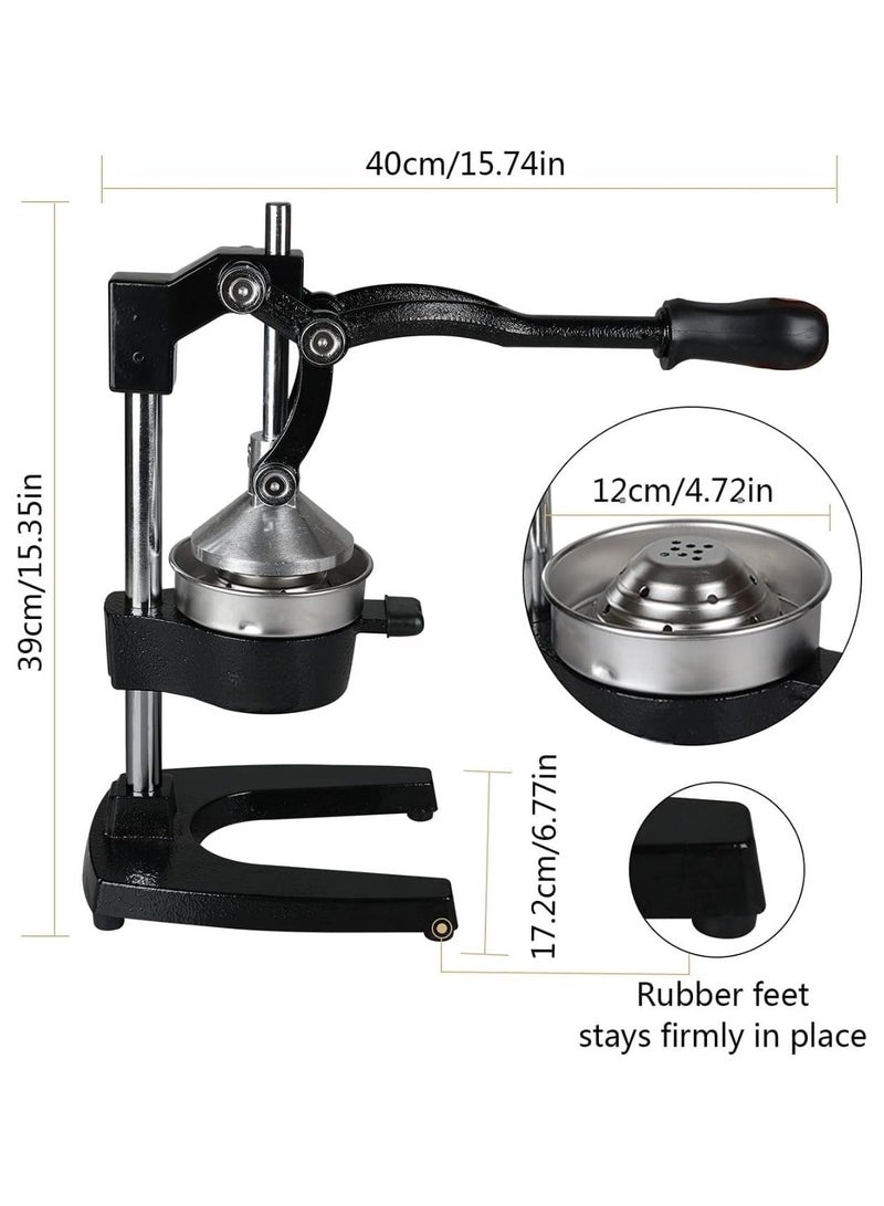 HAVEN Manual Citrus Juicer – Heavy Duty Hand Press Juice Maker for Commercial & Home Use - Image 5