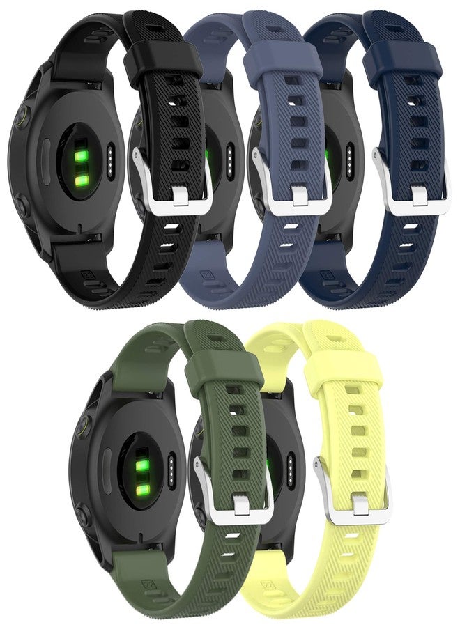 QGHXO سوار بديل من السيليكون الناعم لساعة Garmin Forerunner 745 (بدون جهاز تتبع، أساور بديلة فقط) - Image 2