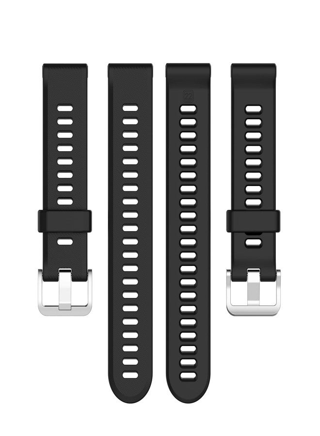 QGHXO سوار بديل من السيليكون الناعم لساعة Garmin Forerunner 745 (بدون جهاز تتبع، أساور بديلة فقط) - Image 3