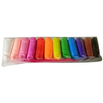 KALRA MAGIC KALRA MAGIC Creative Art Crafts Clay Kit Tools Air Dry Clay Multicolor Air Dry Clay for Art and Crafts Ultra Lightweight ClayPack 12