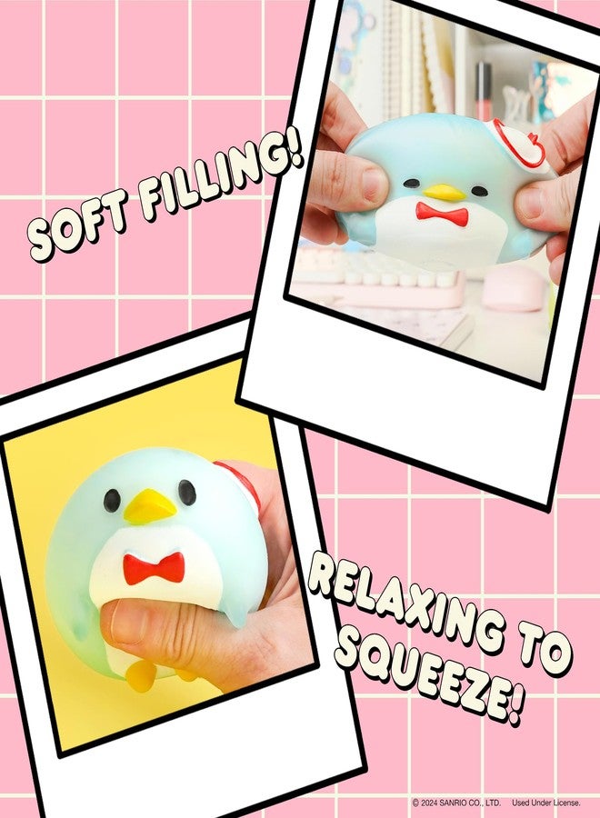 Hamee SquiSHU Sanrio Hello Kitty and Friends Squishy Toy - [Pull Stretchy Dough Fidget Sensory Toy] [Soft Squeeze Ball] Relaxing Fun Gift for Kids, Adults - Tuxedosam - Image 4