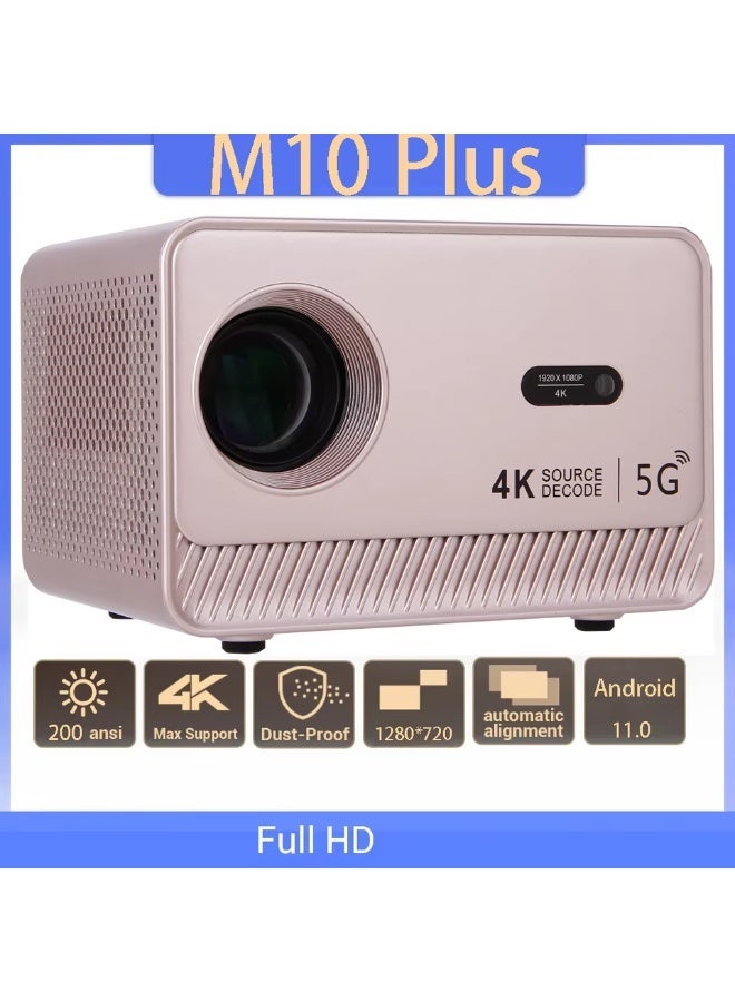 المهوس الفضاء جهاز عرض لاسلكي GEEK SPACE Electric Focus  Android 5G WIFI Video Home Theater Mini Projector محمول بدقة بكسل - Image 1
