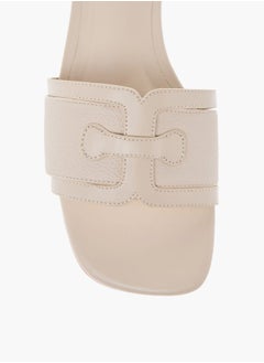 Celeste Womens Textured Slip-On Sandals  - Image 4