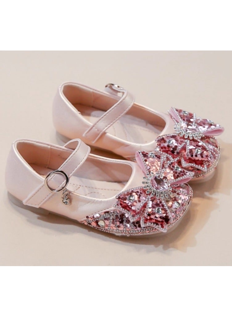 Children's Princess Shoes Shiny Crystal Shoes - Image 2