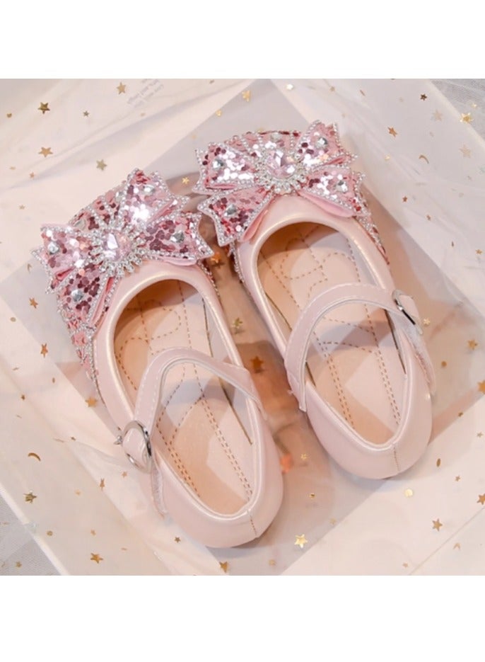 Children's Princess Shoes Shiny Crystal Shoes - Image 4
