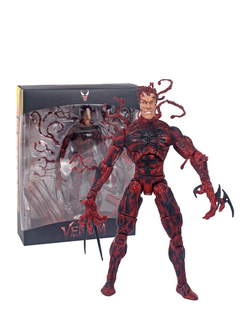 21cm Marvel Superior Spider-Man Venom Carnage Action Figure, Lethal Protector Venom Hyper Articulated Model, 7-Inch Boxed  - Image 1