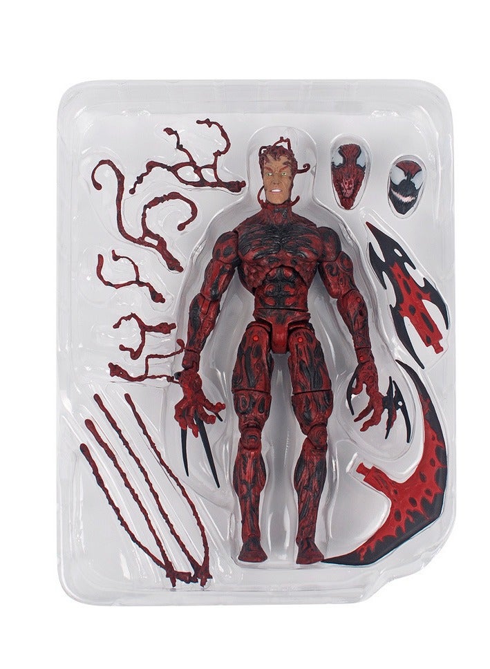 21cm Marvel Superior Spider-Man Venom Carnage Action Figure, Lethal Protector Venom Hyper Articulated Model, 7-Inch Boxed  - Image 4