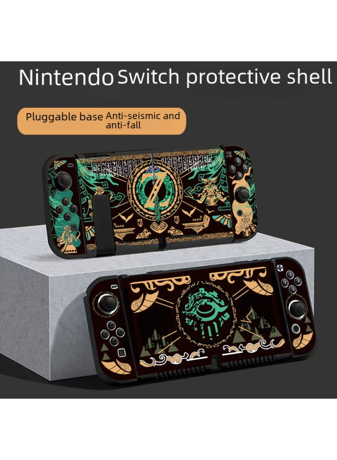 جراب حماية لجهاز Nintendo Switch جراب حماية OLED جراب ملون جراب ناعم من مادة TPU جراب حماية من الشركات المصنعة - لون المنتج: غلاف صلب OLED - 380 - Image 4