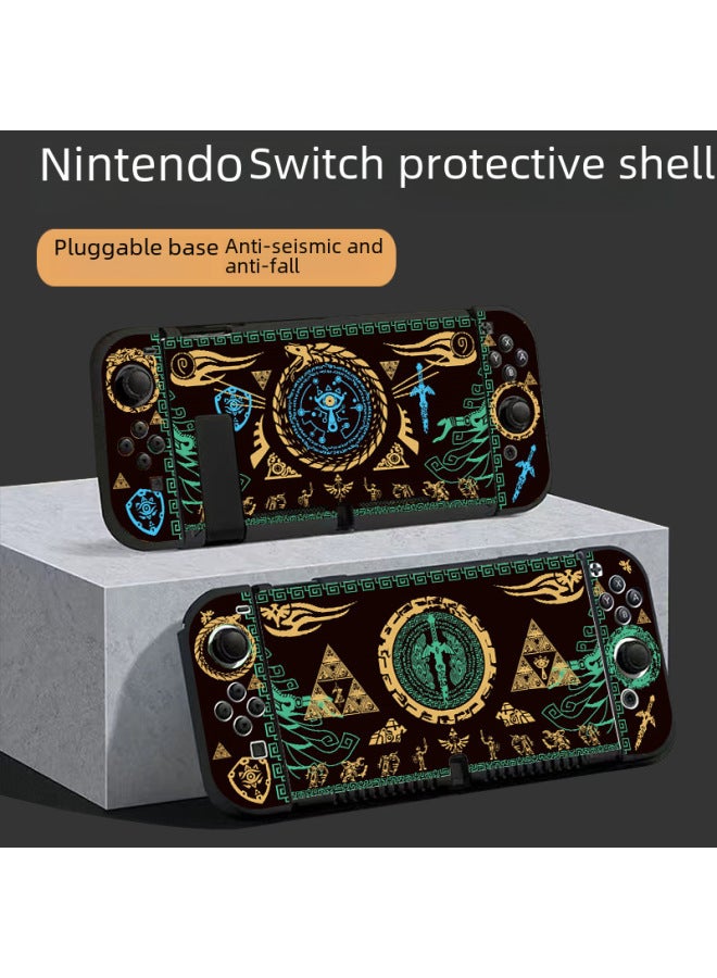 جراب حماية لجهاز Nintendo Switch جراب حماية OLED جراب ملون جراب ناعم من مادة TPU جراب حماية من الشركات المصنعة - لون المنتج: غلاف صلب OLED - 380 - Image 5
