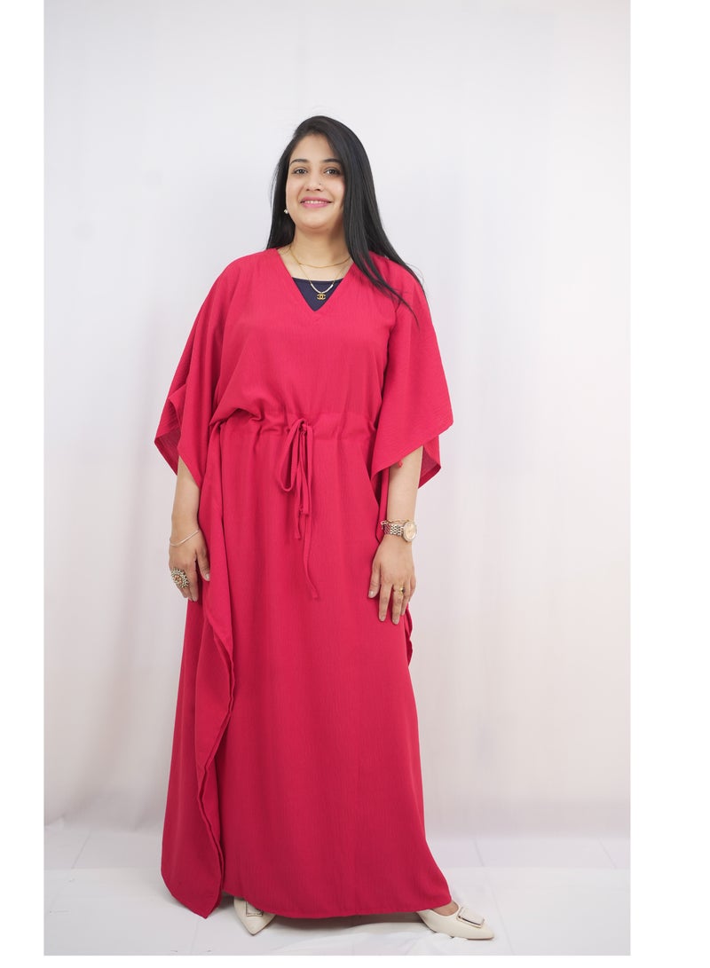 Al Batool Stylish Ladies Kaftan, Luxurious Stylish Cey Fabric with Elegant Design  - Image 1