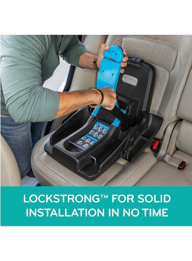 evenflo Shyft DualRide with Carryall Storage Infant Car Seat and Stroller Combo (Boone Gray) - Image 5