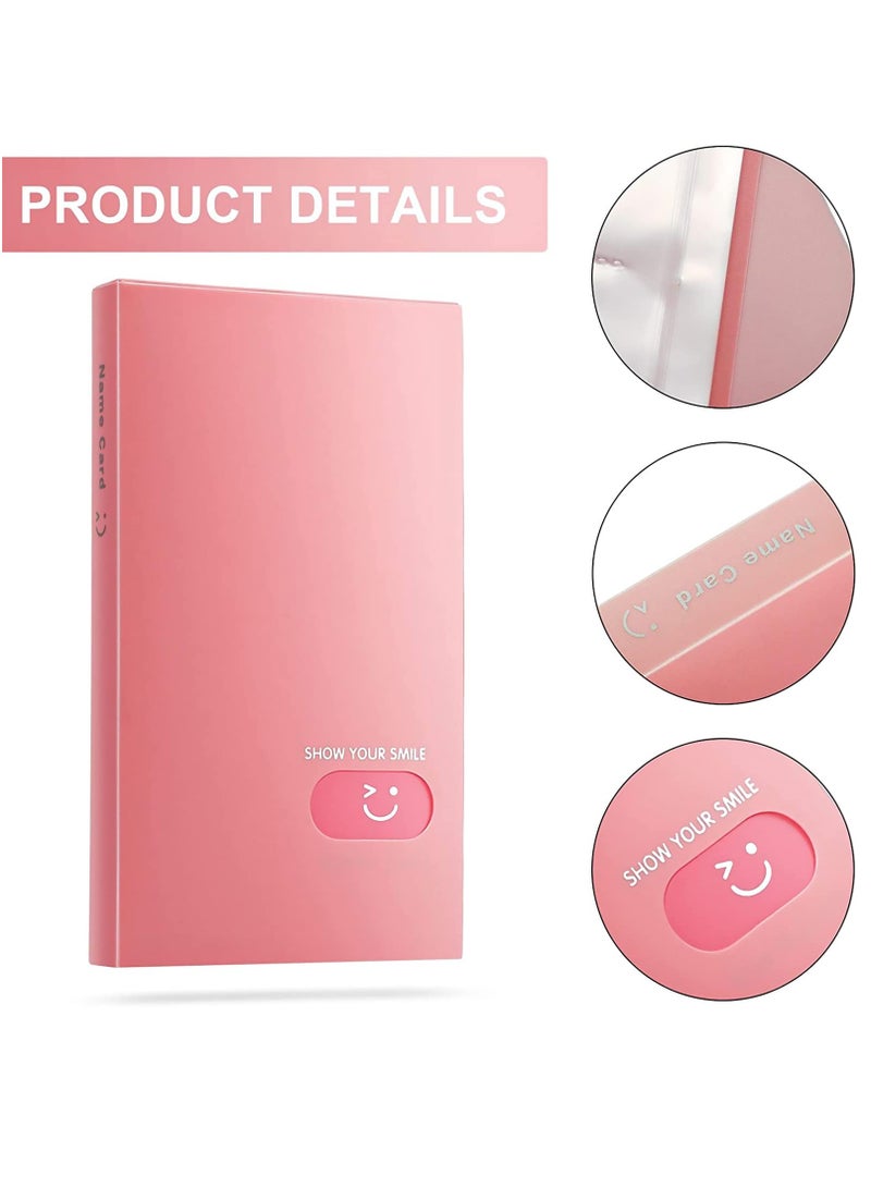 Mini Photo Album and Photocard Holder for Kpop Cards, Business Card Holder with 240 Slots for Collecting Photos of Idols, Loved Ones, and Various Cards (Set of 2) - Image 4