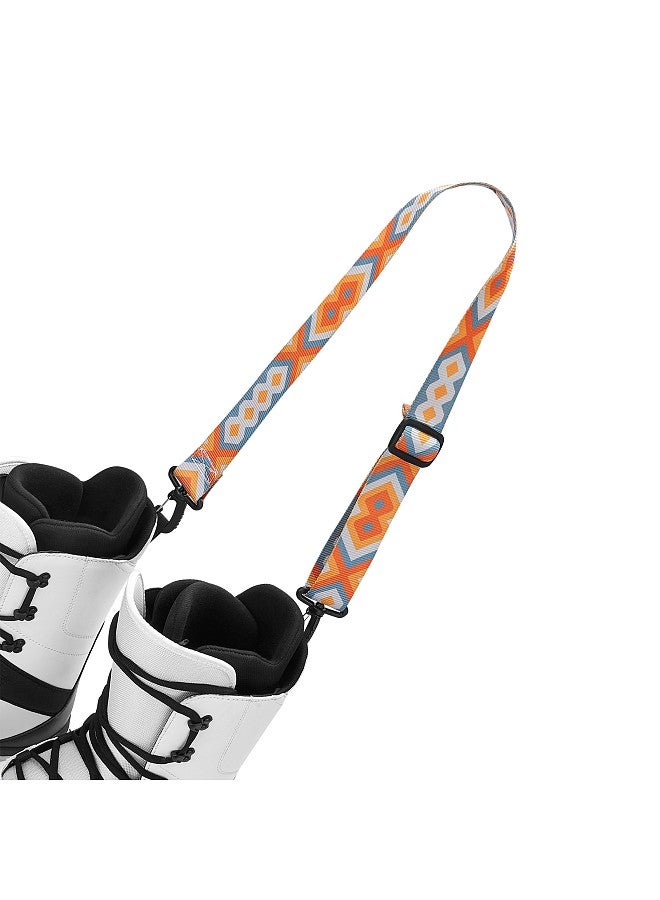 Generic Snowboard Carrier Strap for Adult Youth Skate Shoes Fixing Strap Winter Accessory for Ice Skates Ski Boots Snowboarding - Image 2
