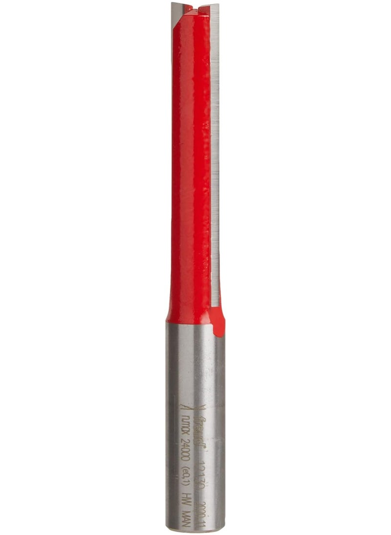 freud Freud Double Flute Straight Bit (Eclipse Grind) with Tico Hi-Density Carbide - 2 Cutters, 24000 RPM, 2-1/2" Height, 1/2" Diameter, 4-3/8" Length, 1/2" Shank - 12-130  - Image 1