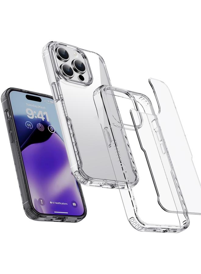 IPAKY Case For iPhone 15 Pro YG Series Transparent PC+TPU Phone Case - Image 3