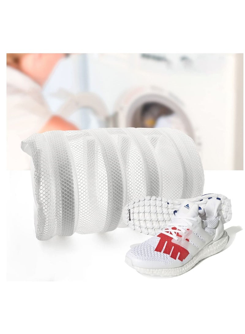 Y&D Shoe Washing Bag with Bumper Protectors Sneaker Wash and Dry bag for Laundry Machines Mesh Canvas Shoes Sneakers Knitted Sock Shoes, Delicates 2 Pack  - Image 1