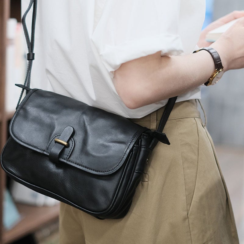 High-End Top Leather Women'S Shoulder Crossbody Bag Simple Design Lightweight All-Match Casual Women'S Bag 2024 Explosive Recommend - Image 4