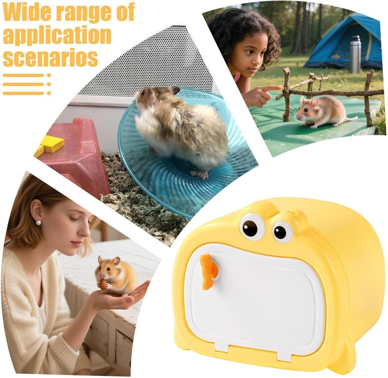 Hamster House | Magnetic Door Design Pet Nest - Gerbil House,for Hamster Gerbil Mice Small Animal Sugar Glider Rest Cage - Image 4