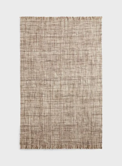 H&M Fringed Wool-Blend Rug
