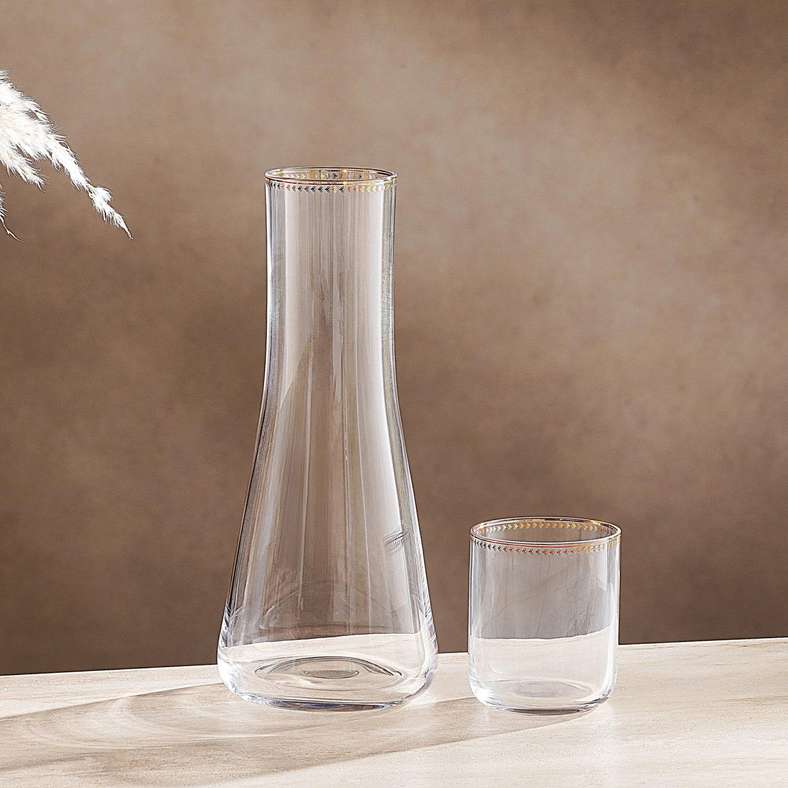 Elven 2-Piece Carafe Set -Clear