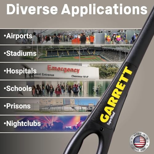 KANABEE Garrett SuperWand Metal Detector for Adults Professional, Security Wand, Scans All Metals - Image 3