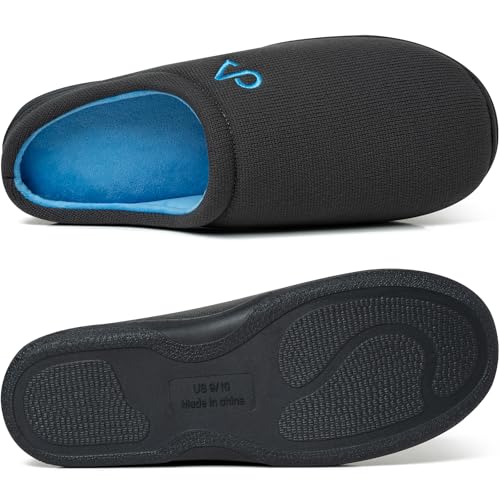 COZYAREA Mens House Slippers Indoor Shoes Cozy Memory Foam Insoles & Rubber Soles - Image 4