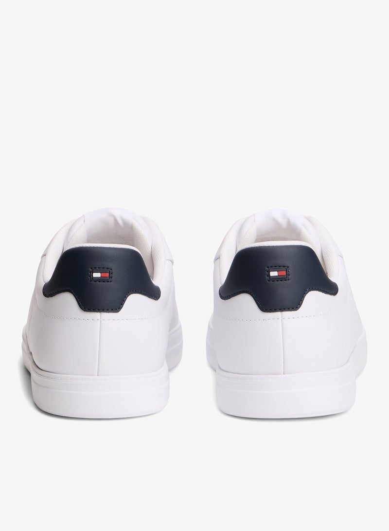 TOMMY HILFIGER Hilfiger Icon Leather Cupsole Court Sneakers - Image 4