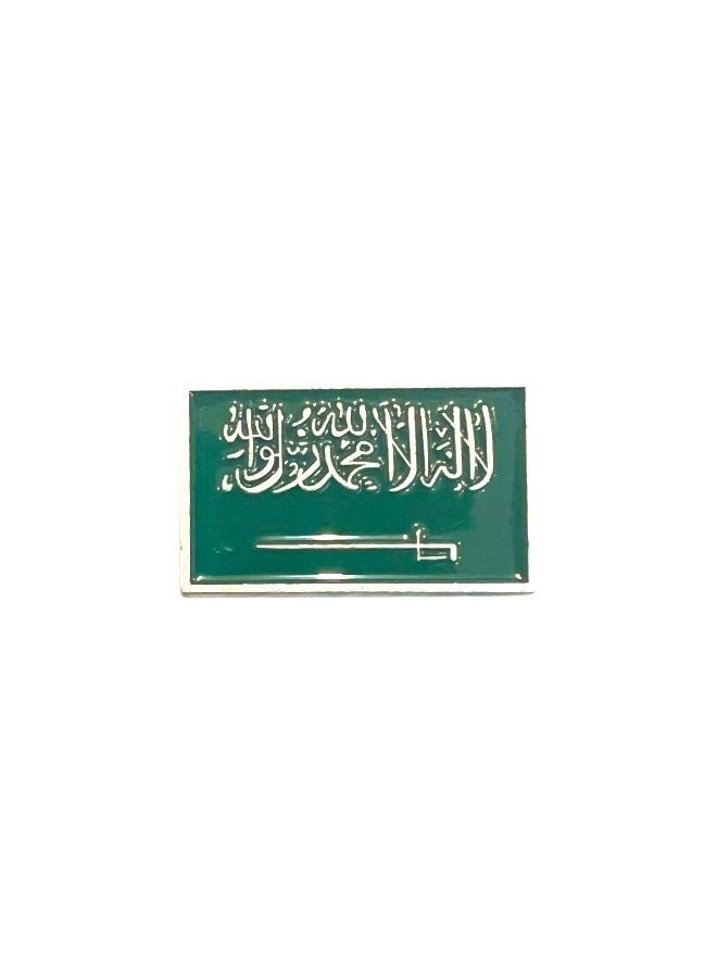 ستيكر علم السعودية مستطيل - ملصق صغير الحجم للهاتف - Image 2
