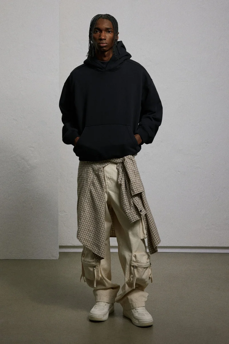 H&M Loose Fit Printed hoodie