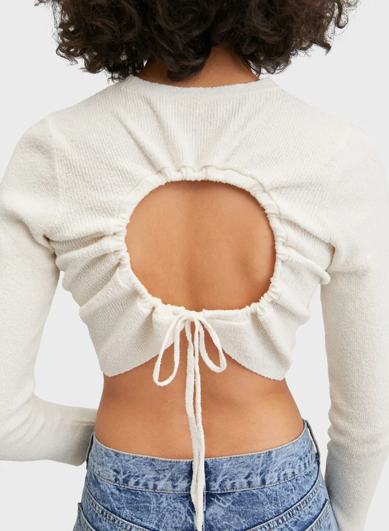 MANGO Crew Neck Sweaters