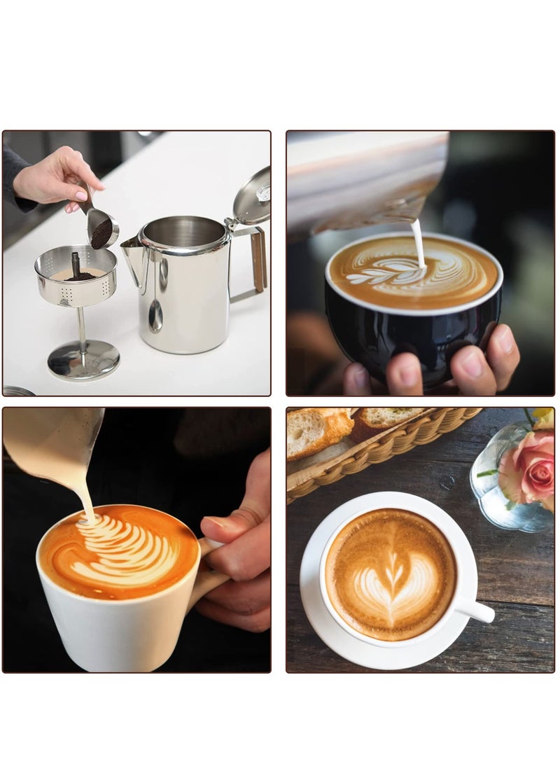 SYOSI 200Pcs Disposable Coffee Paper Filter Unbleached Percolator Coffee Filters, 3.75In Disposable Coffee Paper Filter, Disc Coffee Filters for Bozeman Percolator (Brown) - Image 2