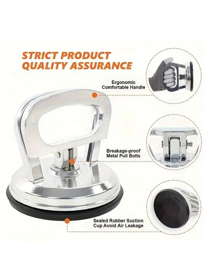 Professional Aluminum Car Dent Puller Suction Cup Lifter Silvery 1pc - Image 3