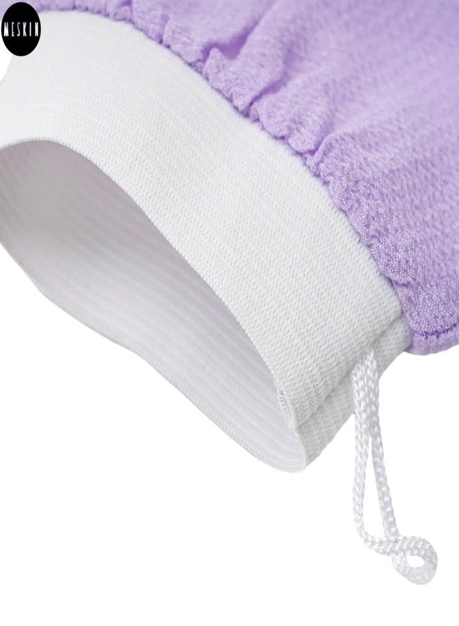 MeSkin Exfoliating Moroccan Hammam Bath Glove - Body Scrub for Tan Removal and Magic Peeling - Loofah Gloves for Exfoliation Experience (Multicolor, Pack of 1) - Image 3