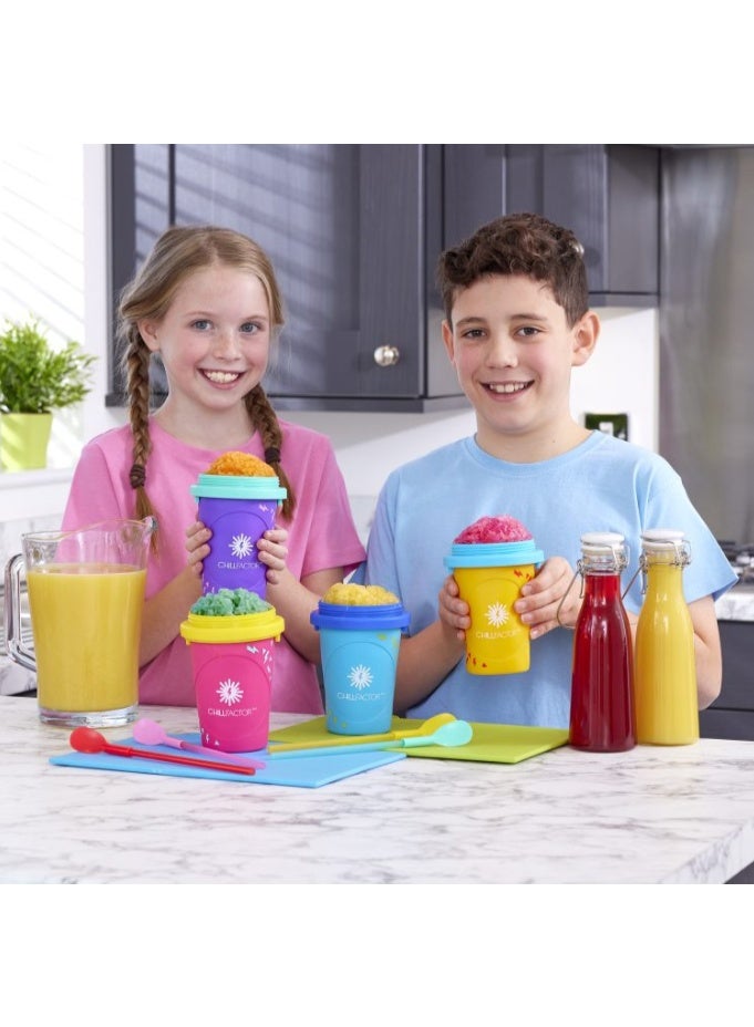 تشيل فاكتور مجموعة ChillFactor Slushy Maker Colour Shock المكونة من 4 قطع - Image 2