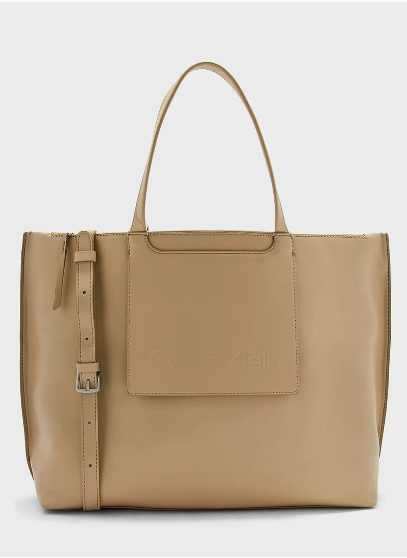 CALVIN KLEIN Top Handle Large Shopper Bag