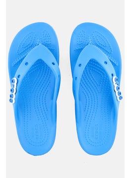 crocs Women Classic Platform Slip On Sandals, Blue  - Image 4
